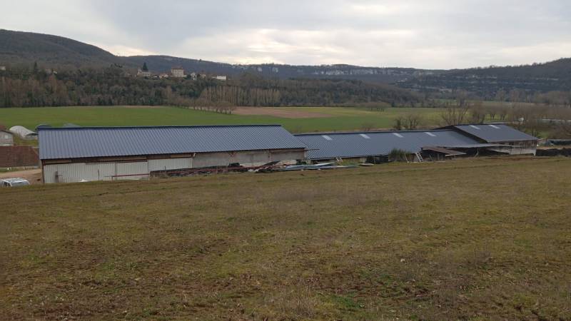 RENOVATION DE TOITURES DE BÂTIMENTS AGRICOLES DANS LE LOT 46